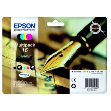 EPSON Multipack T1626 - Vulpen - Zwart, Cyaan, Magenta, Geel (C13T16264012)