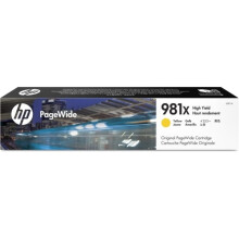 Mustekasetti - HP - 981X - Keltainen - 10.000 sivua - Yhteensopiva PageWide 556