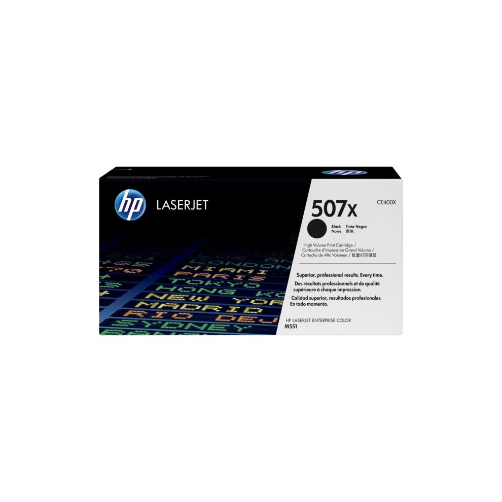 HP CE400X (507X) Toner black, 11K pages