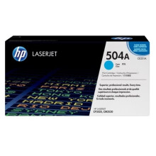 Cartuccia toner HP 504A (CE251A) ciano per stampanti HP Color LaserJet CP3525/CM3530MFP