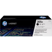 Cartucho de toner preto HP 305A (CE410A) para impressoras LaserJet Pro 300/400 - Capacidade 2.200 páginas
