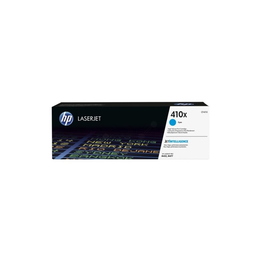 Hp Cf411x (410X) Toner Cyan, 5K Pages Blue