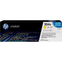 Cartucho de toner amarelo HP 304A para impressoras HP Color LaserJet CP2025/CM2320MFP