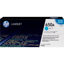 HP TONER 650A (CE271A) syaani - aito värikasetti HP Color LaserJet Enterprise M750 Printer Series/CP5525 -tulostimille