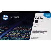 Cartucho de Tóner Negro HP 647A | Compatible con HP Color LaserJet Enterprise CM4540 MFP, CP4025, CP4525 | CE260A