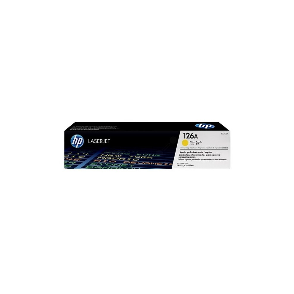 Hp Ce312a (126A) Toner 1000 Pages Yellow