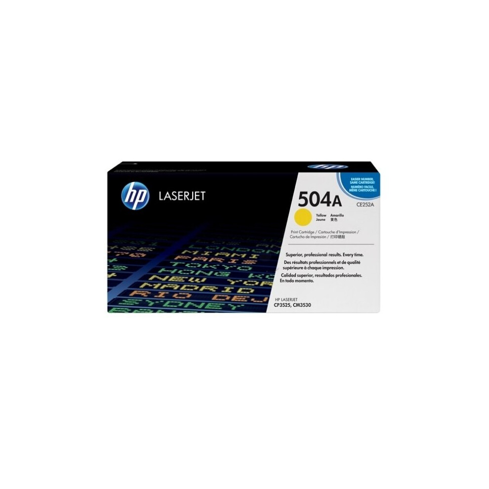 Hp Ce252a (504A) Toner 7K Pages Yellow