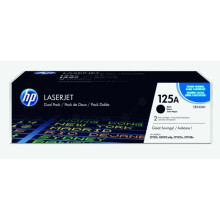 HP 125A Schwarz Tonerkassette für HP Color LaserJet CP1215/CP1515/CP1518/CM1312MFP Drucker