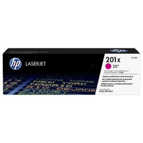 HP Hp TONER 201 XL MAGENTA mustepatruuna