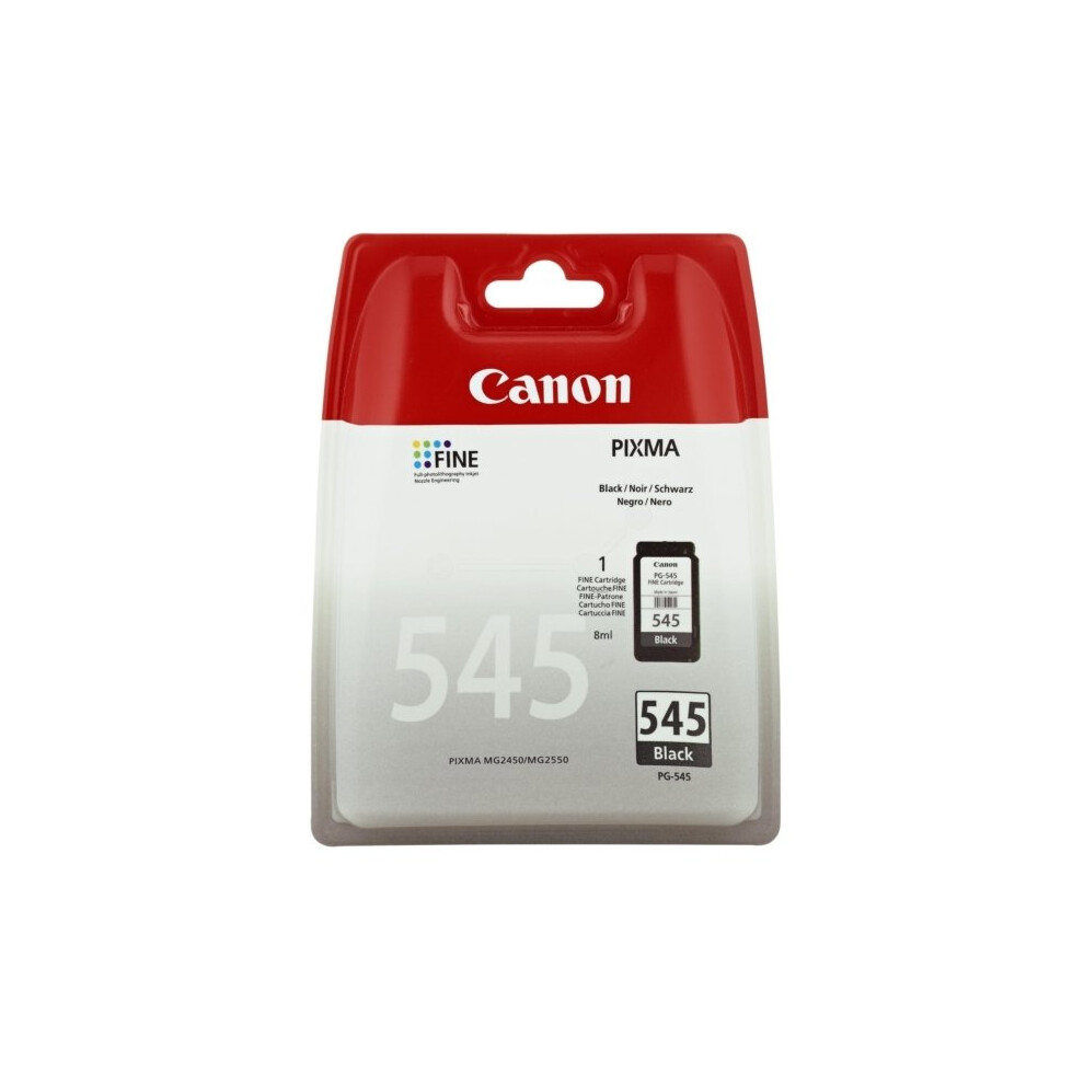 Canon 8287B004 (Pg-545) Printhead 180 Pages, 8Ml Black