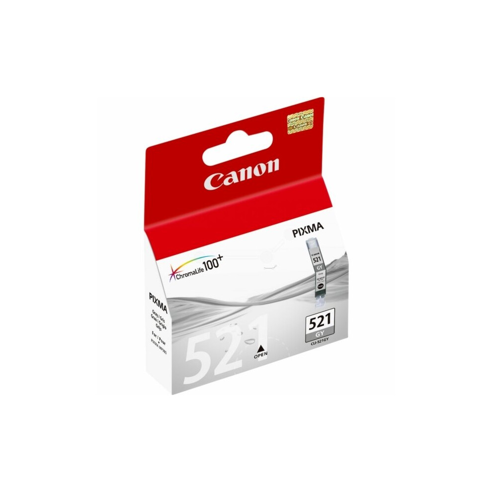 Canon 2937B001 (521 GY) Ink cartridge gray, 1.37K pages, 9ml