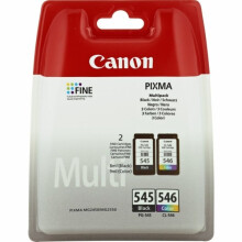 Canon 8287B006 (PG-545 CL 546) Printhead multi pack, 180 pages, Pack qty 2