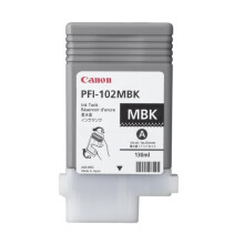 Inktreservoir - CANON - LUCIA PFI-102 MBK - 130 ml - Matte zwart - Origineel