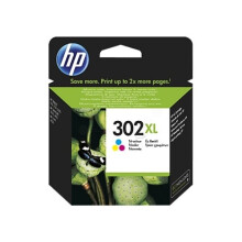 HP 302XL inktcartridge - Kleur (cyaan, magenta, geel) - Inktjet