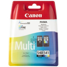 Canon 5225B007 (540 541) Printhead multi pack, 180 pages, 8ml + 8ml, Pack qty 2