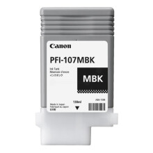 Tanque de tinta original CANON PFI-107 MBK - 130 ml - preto fosco