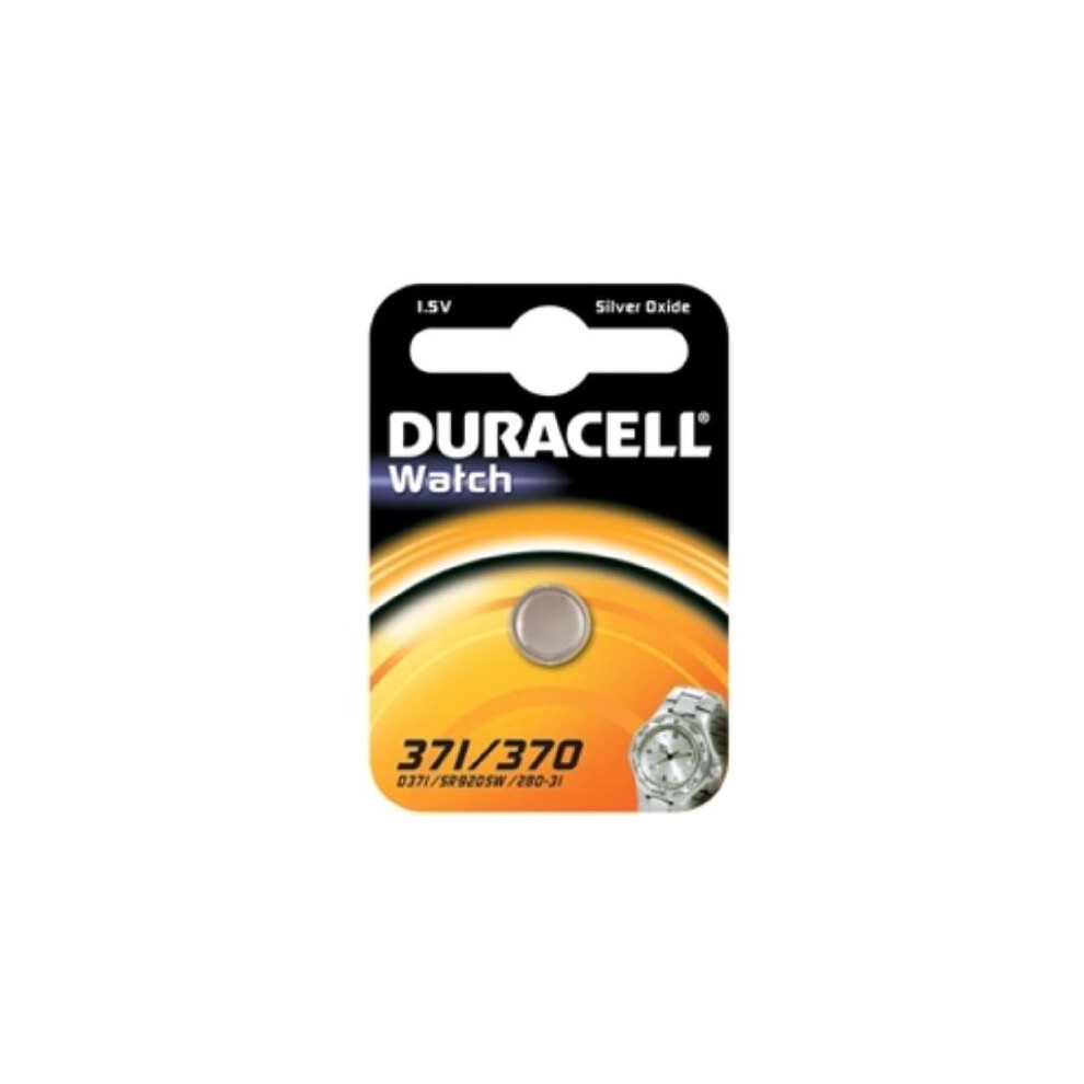 Duracell D371 Silver-Oxide (S) 1.5V non-rechargeable battery