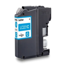 Brother LC-221C Ink cartridge cyan, 260 pages, 4ml