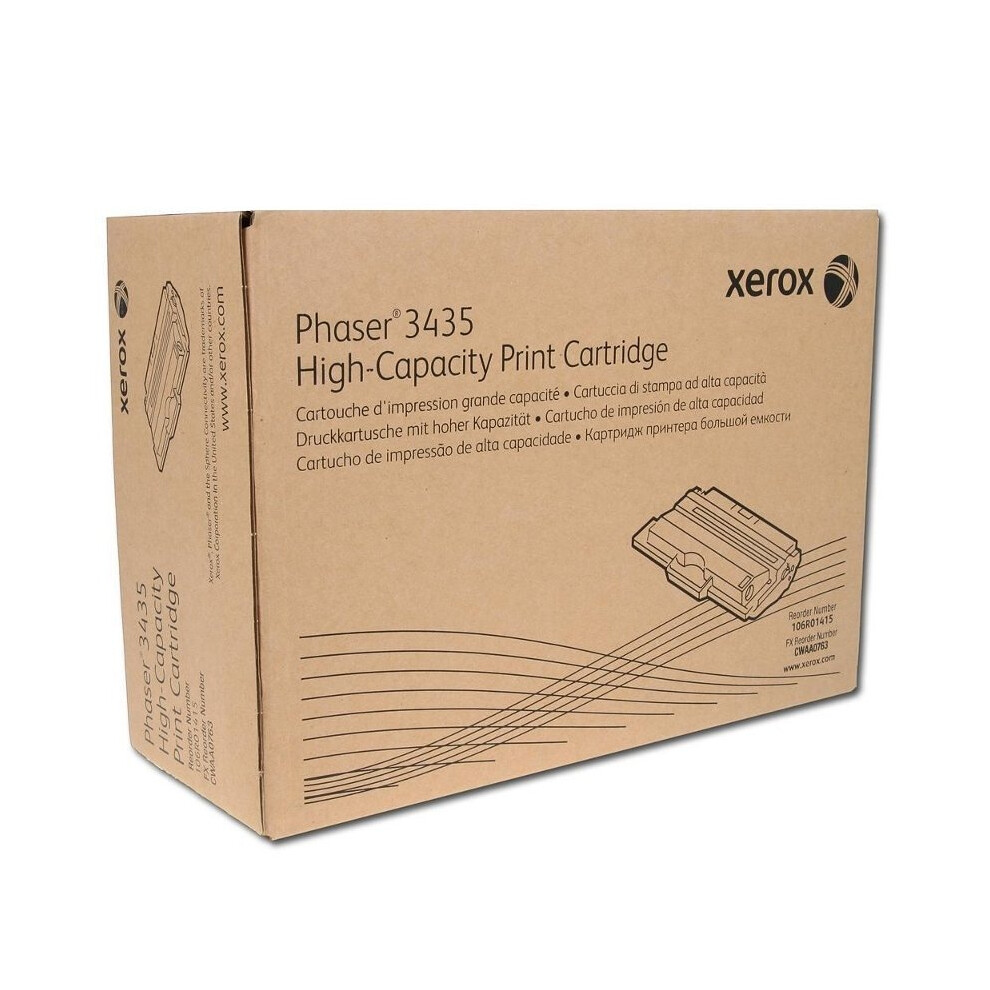 Xerox 106R01415 Toner 10K Pages @ 5% Coverage Black 095205744453