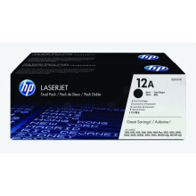 HP 12A (Q2612AD) schwarze Tonerkartusche für HP LaserJet - 2er-Pack
