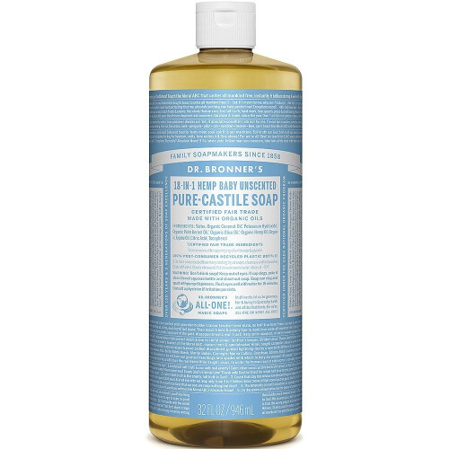Dr Bronner's Dr Bronner Org  Baby-mild Cast Liquid Soap 946ml