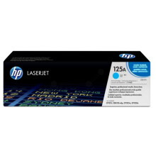 HP 125A (CB541A) cyan tonercartridge voor HP Color LaserJet CP1215/CP1515/CP1518/CM1312MFP printer.