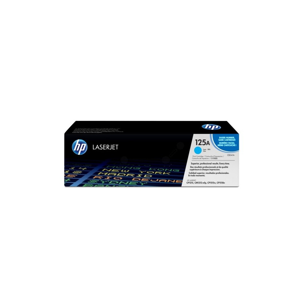 Hp Cb541a (125A) Toner Cyan, 1.4K Pages Blue 808736839181