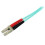 StarTech.com StarTech.com Fiber Optic Cable - 10 Gb Aqua - Multimode Duplex 50/125 - LSZH - LC/LC - 1 m 2
