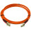 StarTech.com Multimode 50/125 LC / LC duplex valokuitu patch -kaapeli - 2 m - STARTECH - Oranssi 2