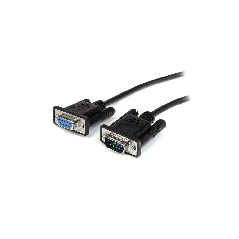 Startech.com 2M Black Straight Through Db9 Rs232 Serial Cable - M/F