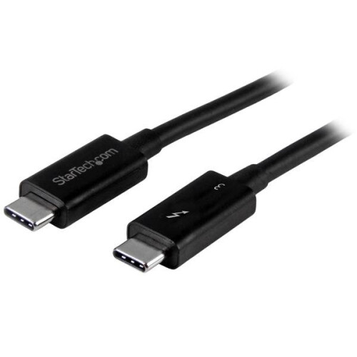 StarTech.com Cabo USB-C STARTECH 50cm Thunderbolt 3 (40Gb/s) - Compatível com Thunderbolt, USB e DisplayPort