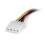 StarTech.com 15 cm SATA–LP4-virtalähdekaapeli - STARTECH - Musta - Virtalähde 2