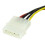 StarTech.com StarTech.com 6in 4 Pin Molex to SATA Power Cable Adapter 2