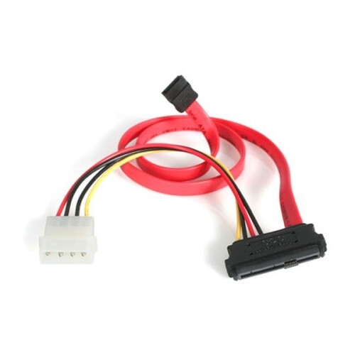StarTech.com StarTech.com 18in SAS 29 Pin to SATA Cable with LP4 Power