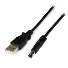 Cable de alimentación USB a CC tipo N 5 V - 1 m - Cable CC USB a 5,5 mm 5 V - 1 m - USB2TYPEN1M