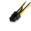 StarTech.com Stromkabel SATA zu PCIe 6-Pin - STARTECH - 15 cm - Stromadapter für Grafikkarte 2