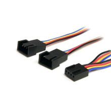 Distribuidor de alimentación de ventilador - STARTECH - FAN4SPLIT12 - 31 cm - 2 ventiladores PWM en 1 conector