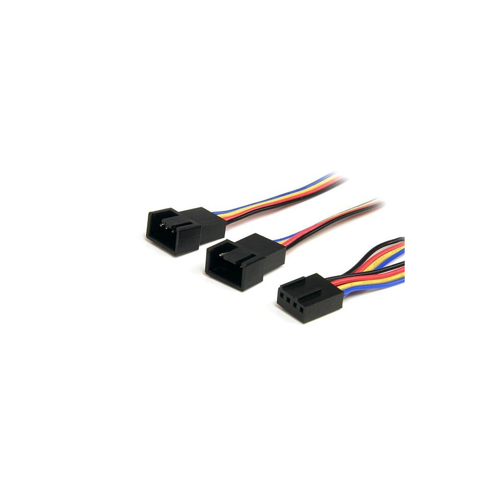 StarTech.com 12in 4 Pin Fan Power Splitter Cable - F/M