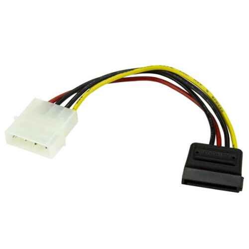 StarTech.com StarTech.com 6in 4 Pin Molex to SATA Power Cable Adapter