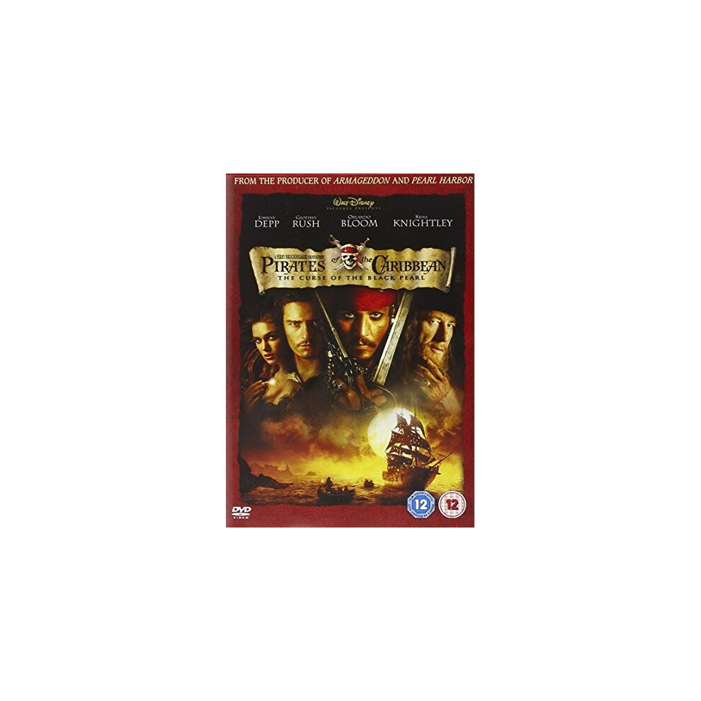 Walt Disney Pirates Of The Caribbean - The Curse Of The Pearl Dvd [2006] Black