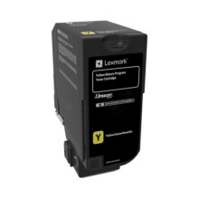 Cartucho de tóner LEXMARK Enterprise - Amarillo para LEXMARK X748de, X748dte