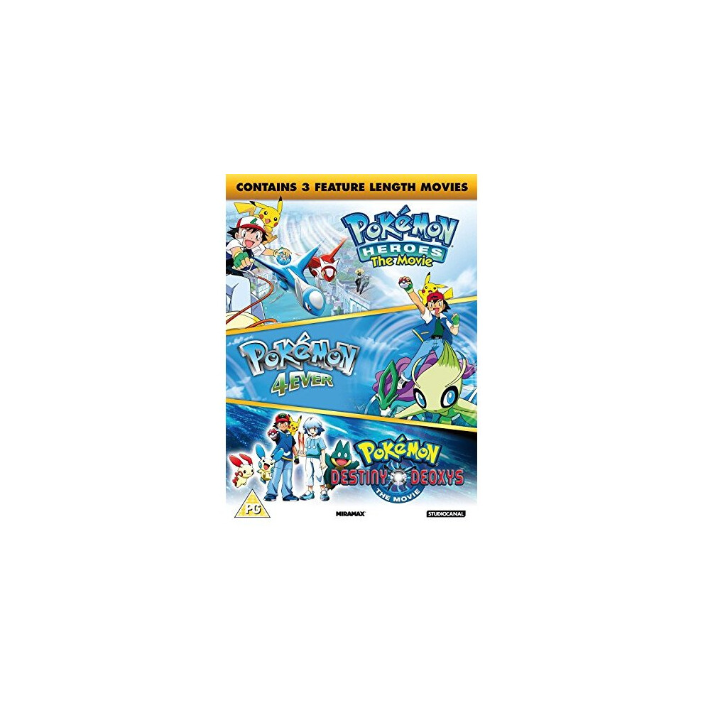 Miramax Pokemon - The Movie Collection (3 Films) Dvd [2016]