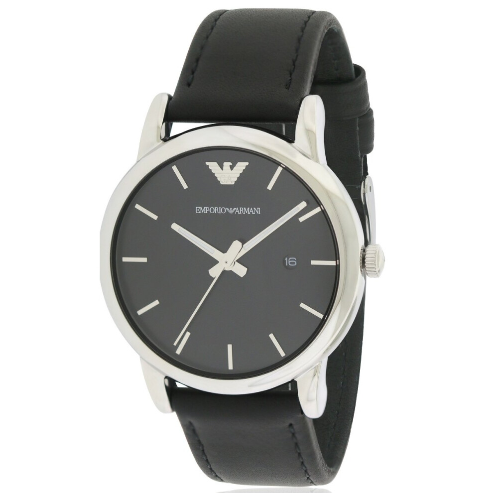 Armani Emporio Classic Leather Mens Watch Ar1692
