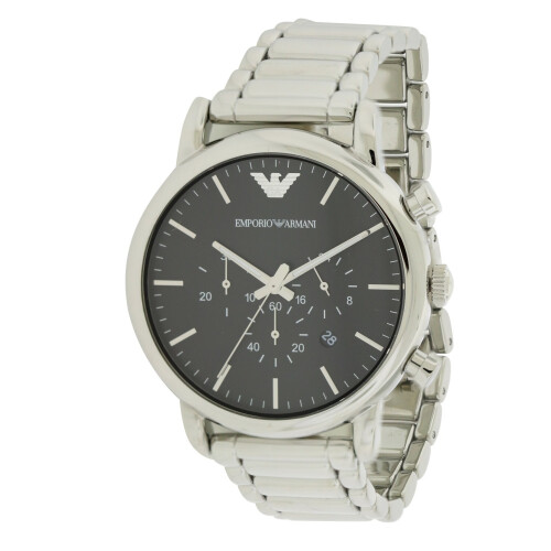 Emporio armani classic outlet stainless steel watch