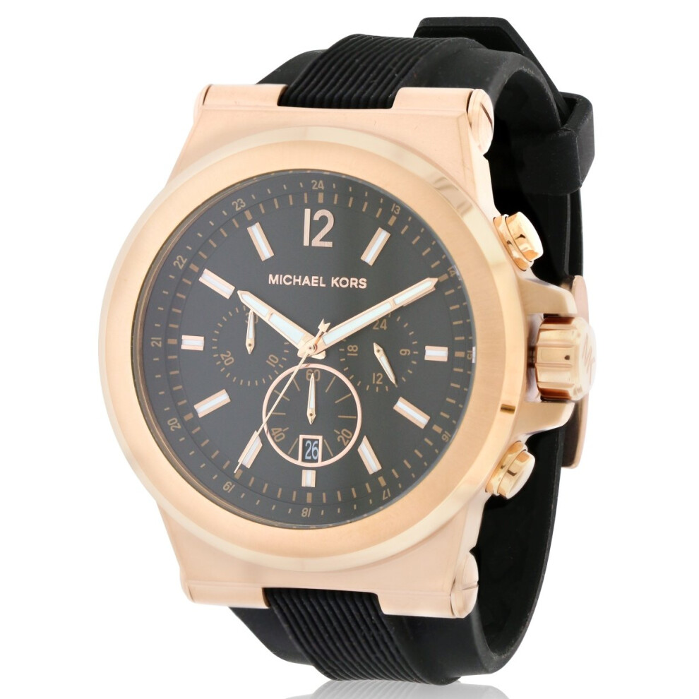 Michael Kors Chronograph   Silicone Mens Watch MK8184