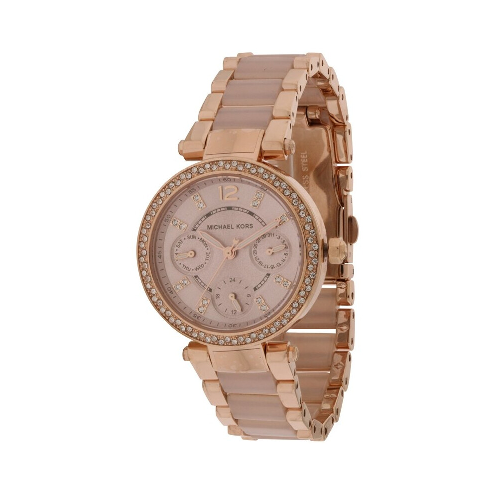Michael Kors Mini Parker Rose Gold-Tone Ladies Watch MK6110