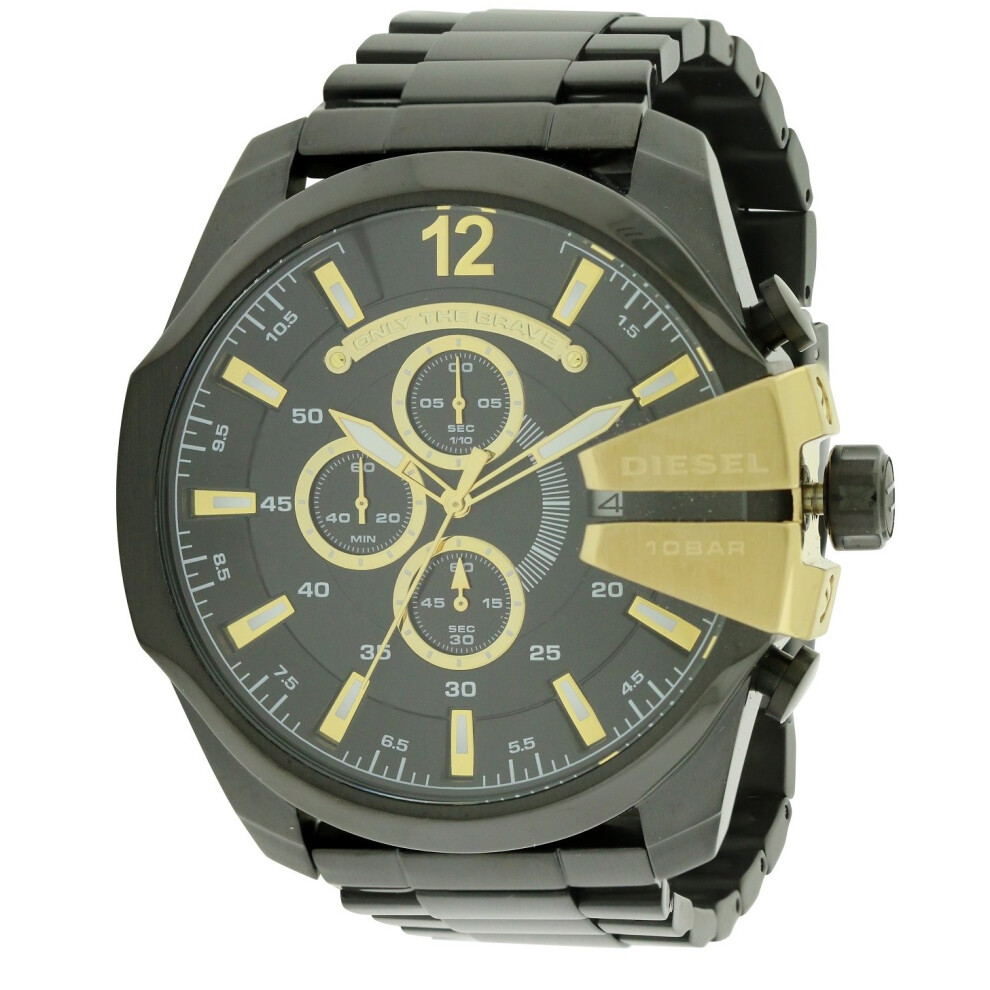 Diesel Mega Chief Mens Watch Dz4338 Black