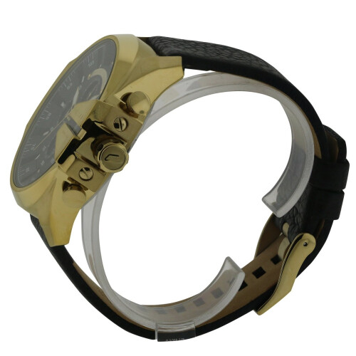 Diesel Diesel Mega Chief Leather Chronograph Mens Watch DZ4344 2