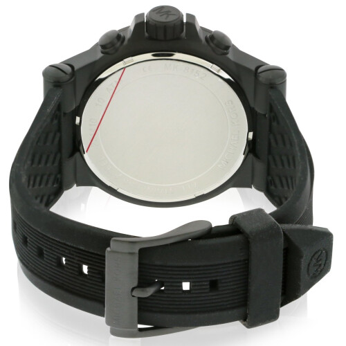 Michael Kors Michael Kors Mens Black Silicone Watch MK8152 2