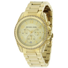 Michael Kors Gold-Tone Chronograph Ladies Watch MK5166